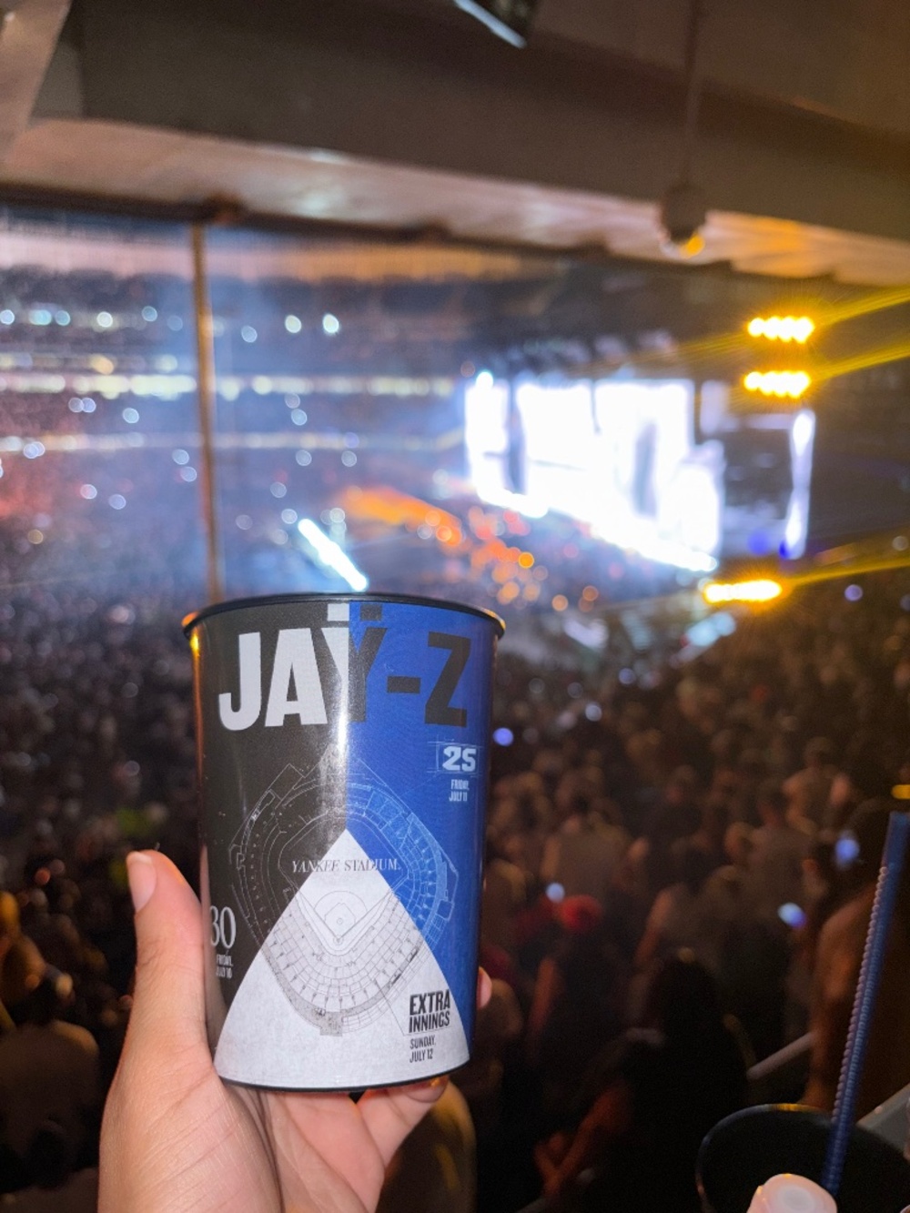Jay-Z Yankee Stadium souvenir cup
